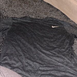 Nike Charcoal Gray Dri fit Sports Tee size Xl